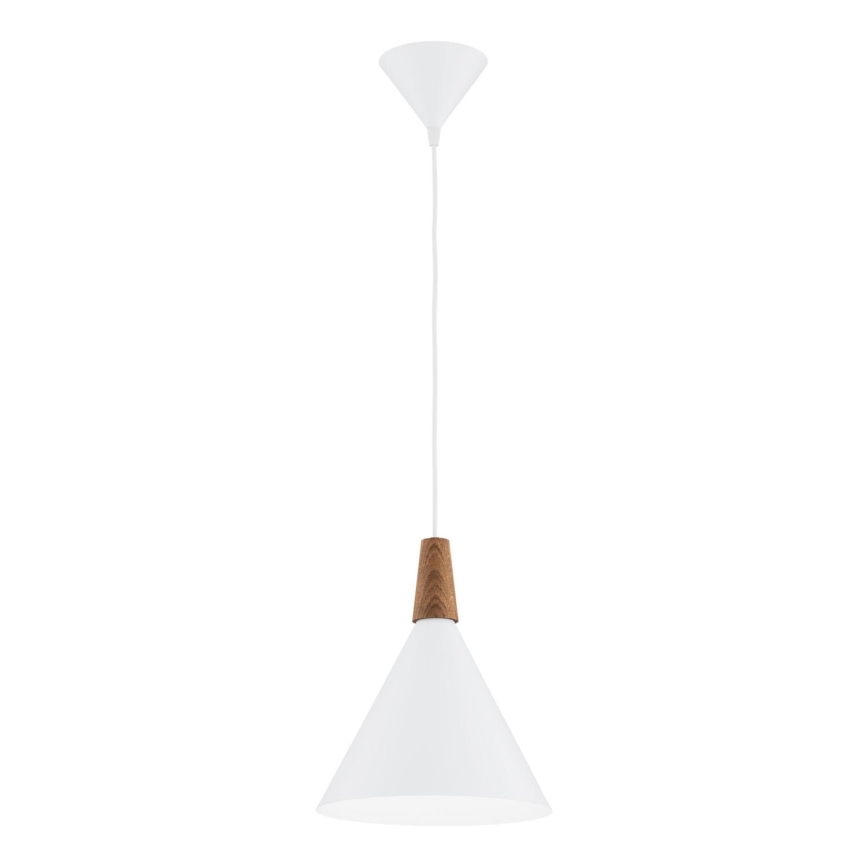 Argon 8630 - Candeeiro suspenso KEGEL 1xE27/15W/230V branco