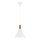 Argon 8630 - Candeeiro suspenso KEGEL 1xE27/15W/230V branco
