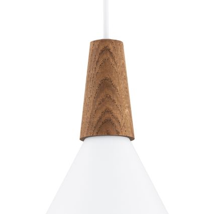 Argon 8630 - Candeeiro suspenso KEGEL 1xE27/15W/230V branco