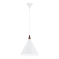 Argon 8631 - Candeeiro suspenso KEGEL 1xE27/15W/230V branco