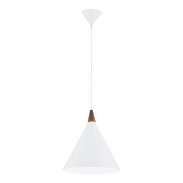 Argon 8631 - Candeeiro suspenso KEGEL 1xE27/15W/230V branco