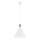 Argon 8631 - Candeeiro suspenso KEGEL 1xE27/15W/230V branco