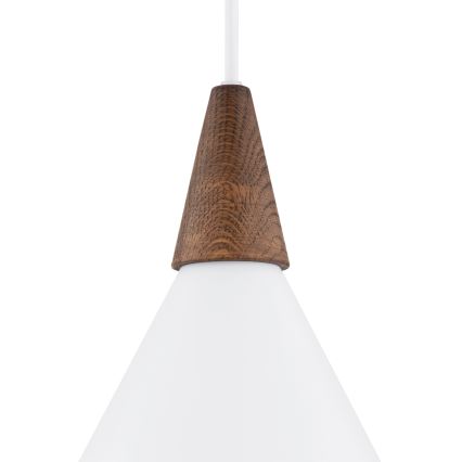 Argon 8631 - Candeeiro suspenso KEGEL 1xE27/15W/230V branco