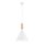 Argon 8632 - Candeeiro suspenso KEGEL 1xE27/15W/230V branco