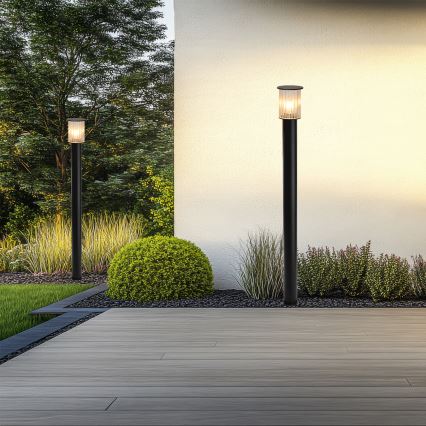 Argon 8750 - Candeeiro exterior NORFOLK 1xE27/15W/230V IP44 124cm preto