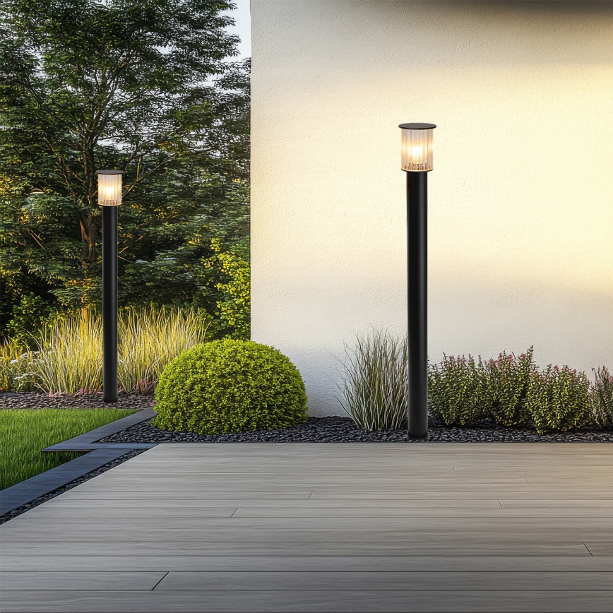 Argon 8750 - Candeeiro exterior NORFOLK 1xE27/15W/230V IP44 124cm preto