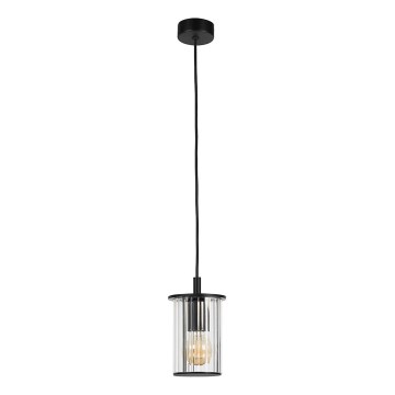 Argon 8751 - Candelabro suspenso exterior NORFOLK 1xE27/15W/230V IP44 preto