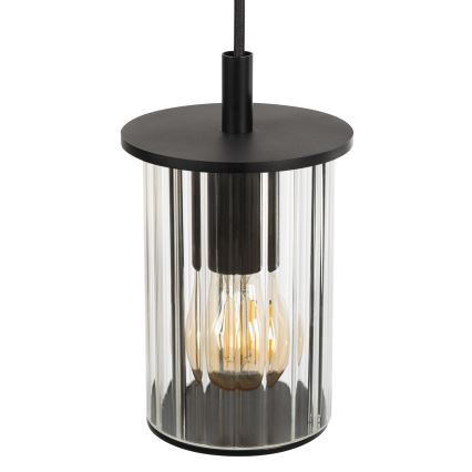 Argon 8751 - Candelabro suspenso exterior NORFOLK 1xE27/15W/230V IP44 preto