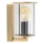 Argon 8752 - Iluminação de parede exterior NORFOLK 1xE27/15W/230V IP44 dourado