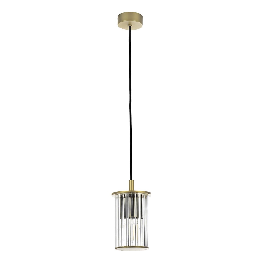 Argon 8755 - Candelabro suspenso exterior NORFOLK 1xE27/15W/230V IP44 dourado