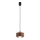 Argon 8817 - Candeeiro suspenso TEVO 1xG9/4,5W/230V castanho