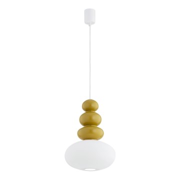 Argon 8821 - Candeeiro suspenso DIEGO 1xGU10/5W/230V branco/castanho
