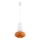 Argon 8822 - Candeeiro suspenso DIEGO 1xGU10/5W/230V branco/laranja