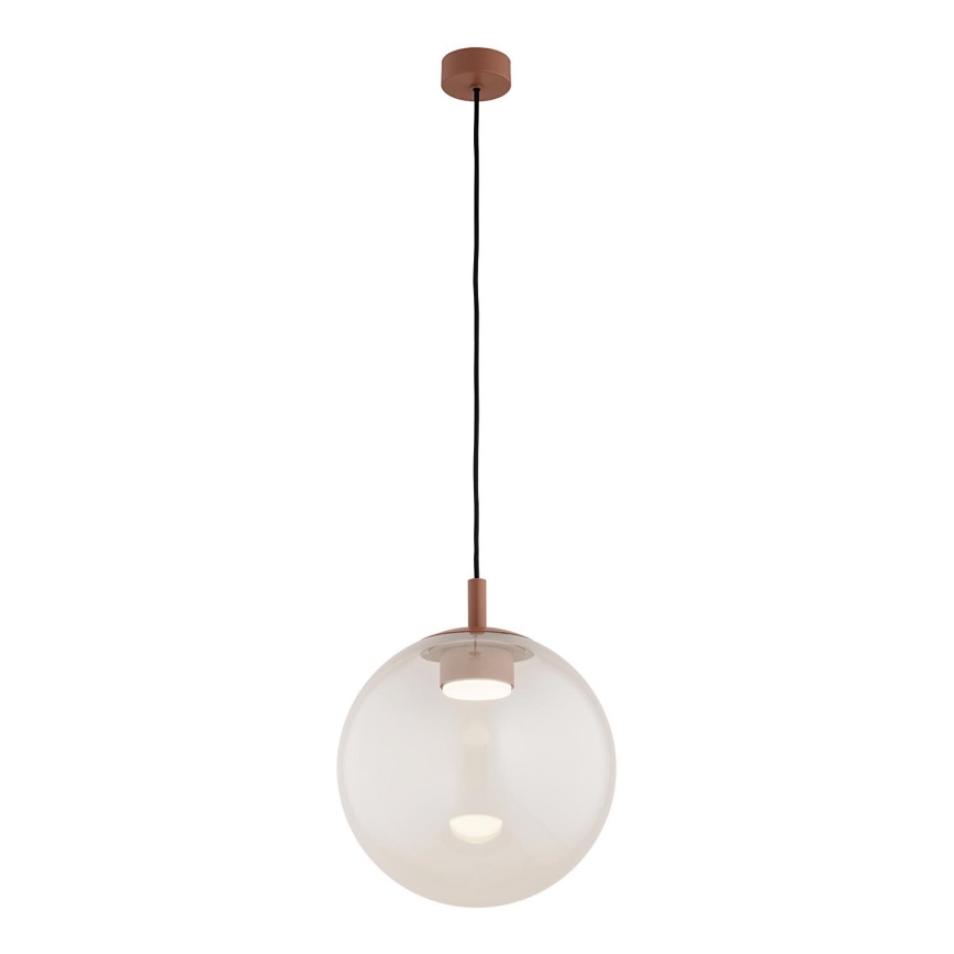 Argon 8829 - Candeeiro suspenso SACRAMENTO 1xGX53/8W/230V transparente/castanho