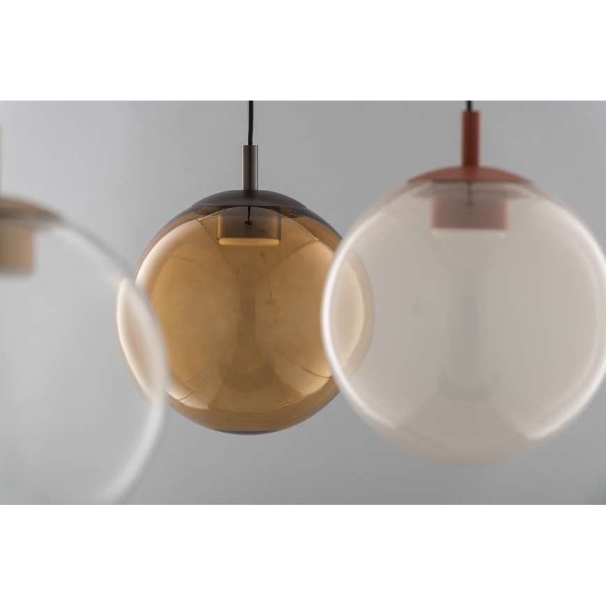 Argon 8829 - Candeeiro suspenso SACRAMENTO 1xGX53/8W/230V transparente/castanho