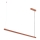 Argon 8834 - Candeeiro suspenso LED MIAMI LED/37W/230V 3000K castanho