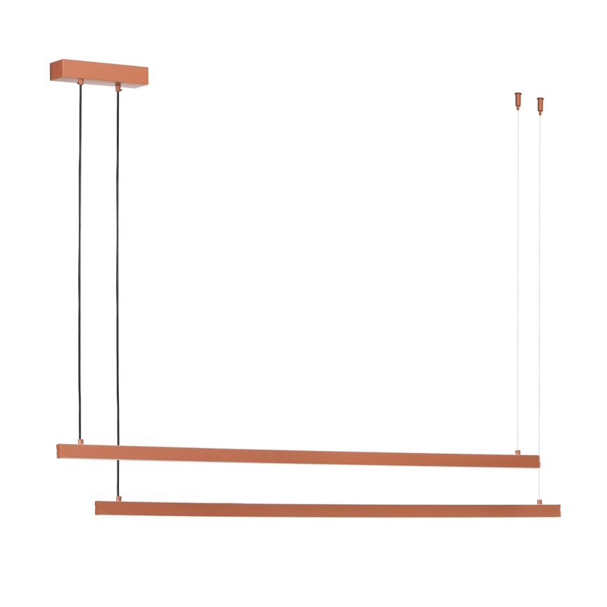 Argon 8837 - Candeeiro suspenso LED MIAMI LED/74W/230V 3000K castanho