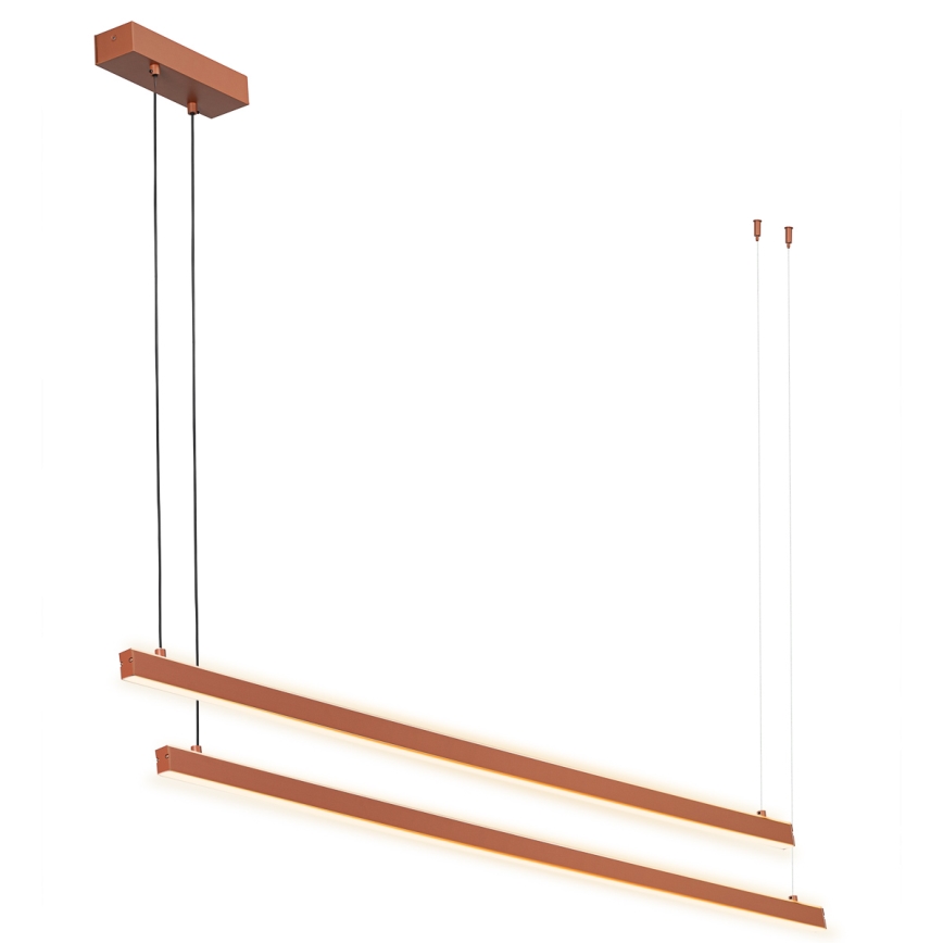 Argon 8837 - Candeeiro suspenso LED MIAMI LED/74W/230V 3000K castanho