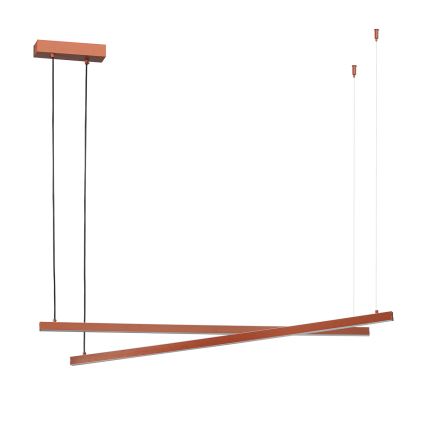 Argon 8837 - Candeeiro suspenso LED MIAMI LED/74W/230V 3000K castanho