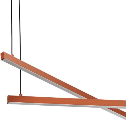 Argon 8837 - Candeeiro suspenso LED MIAMI LED/74W/230V 3000K castanho