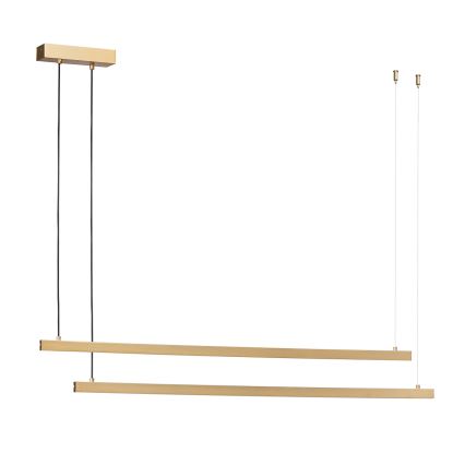 Argon 8839 - Candeeiro suspenso LED MIAMI LED/74W/230V 3000K dourado