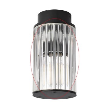 Argon - Vidro de substituição para candeeiro NORFOLK E27, diâmetro 12 cm