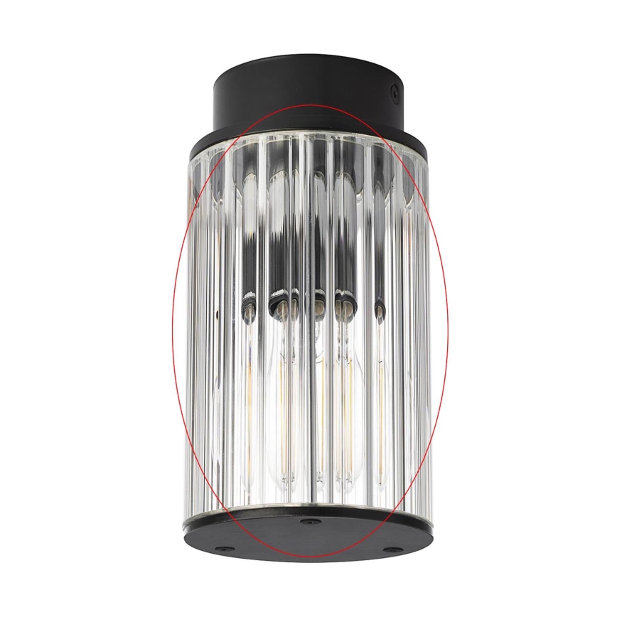 Argon - Vidro de substituição para candeeiro NORFOLK E27, diâmetro 12 cm