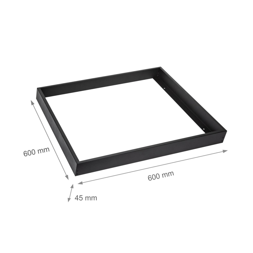 Armação metálica para a instalação de painéis LED 600x600 mm preto