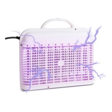 Armadilha elétrica de insetos LED UV/2W/230V branca