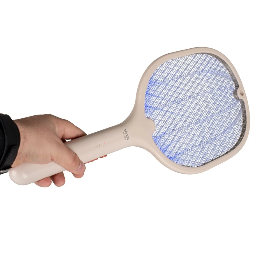 Armadilha elétrica para insetos LED 2em1 500 mAh/5V bege