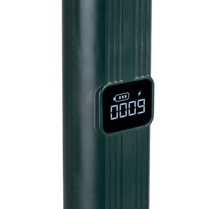 Armadilha elétrica para insetos LED 2em1 com visor LCD 1200 mAh/5V verde