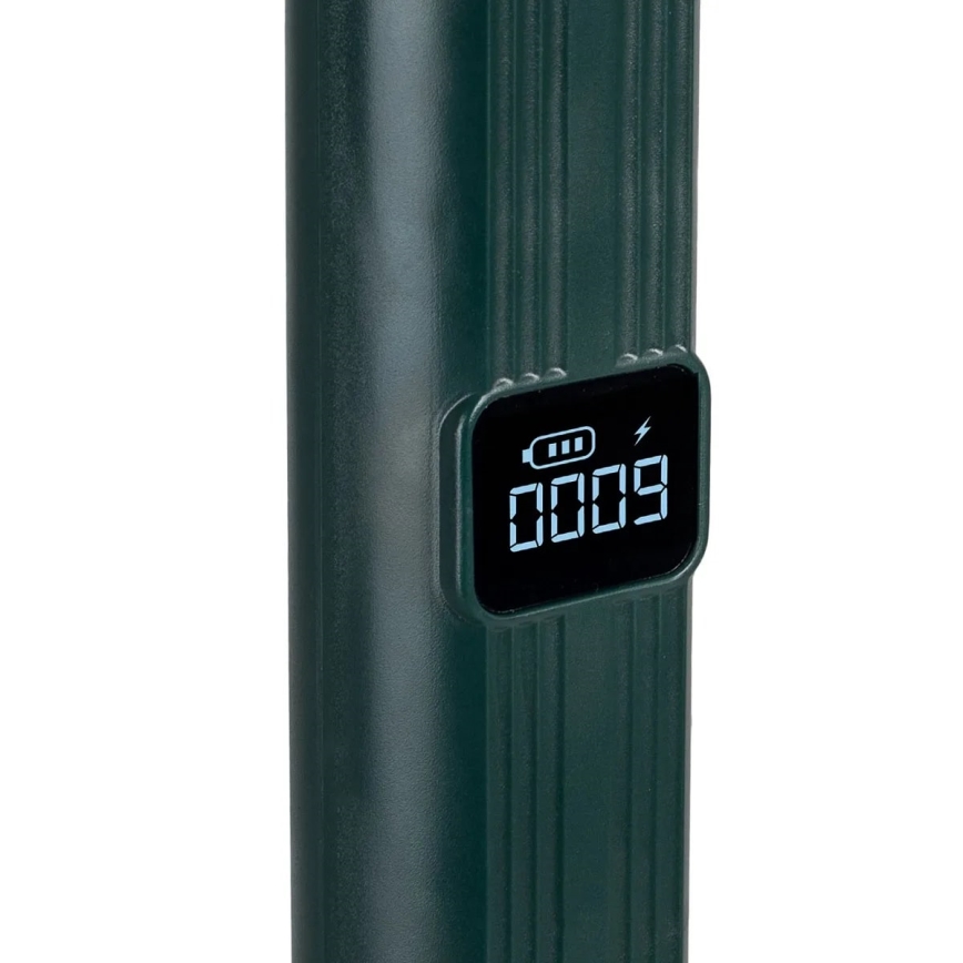 Armadilha elétrica para insetos LED 2em1 com visor LCD 1200 mAh/5V verde