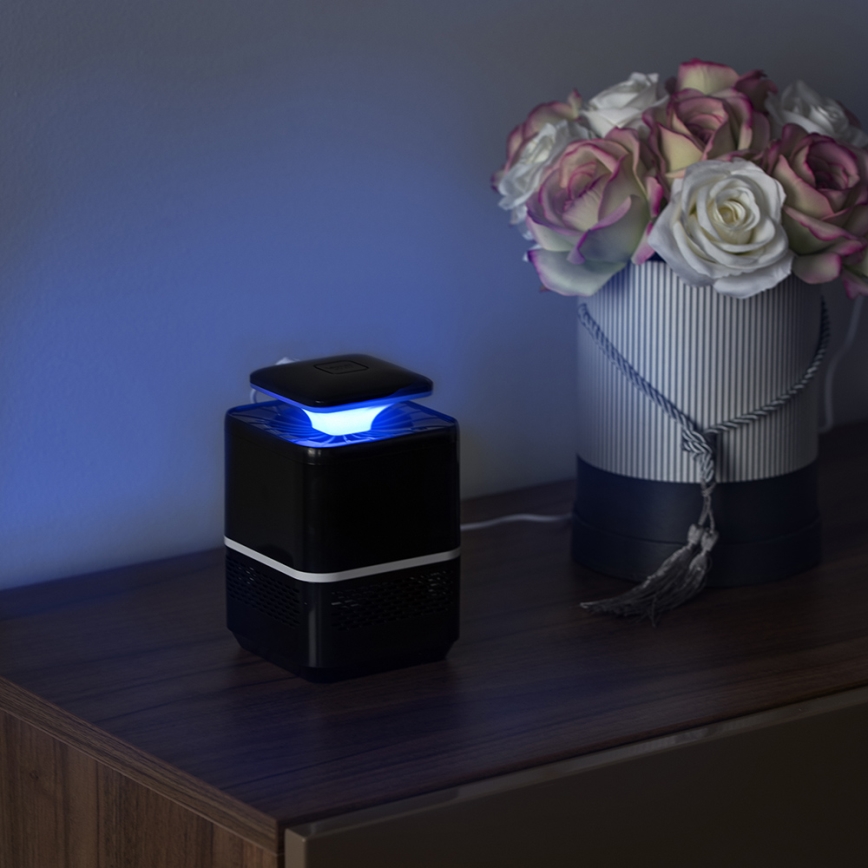 Armadilha elétrica para insetos LED USB/5V 40 m²