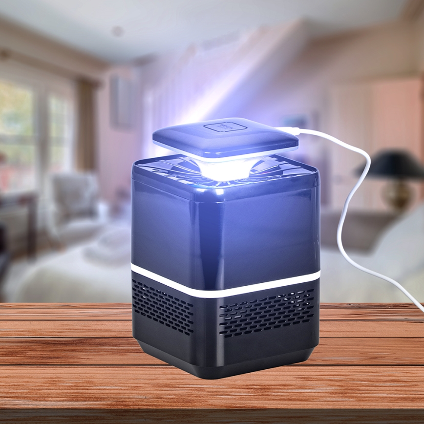 Armadilha elétrica para insetos LED USB/5V 40 m²