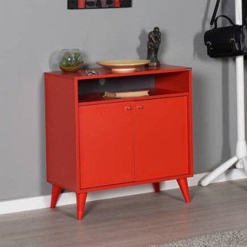Armário 79x73 cm vermelho