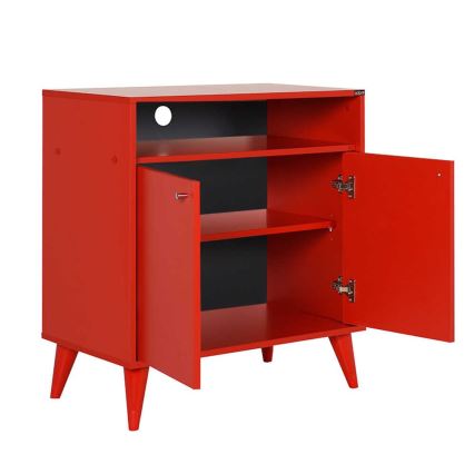 Armário 79x73 cm vermelho
