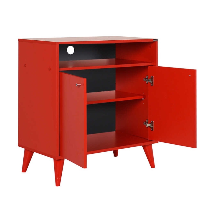 Armário 79x73 cm vermelho