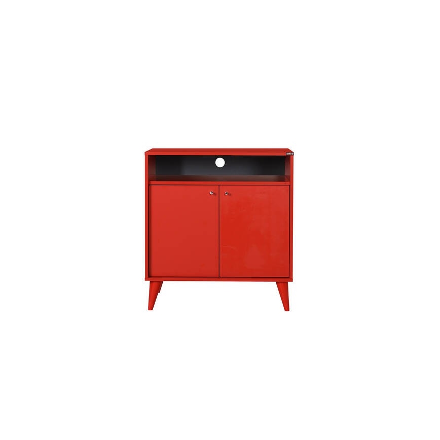 Armário 79x73 cm vermelho