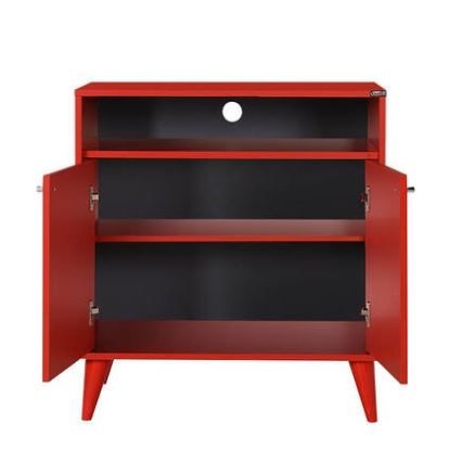 Armário 79x73 cm vermelho