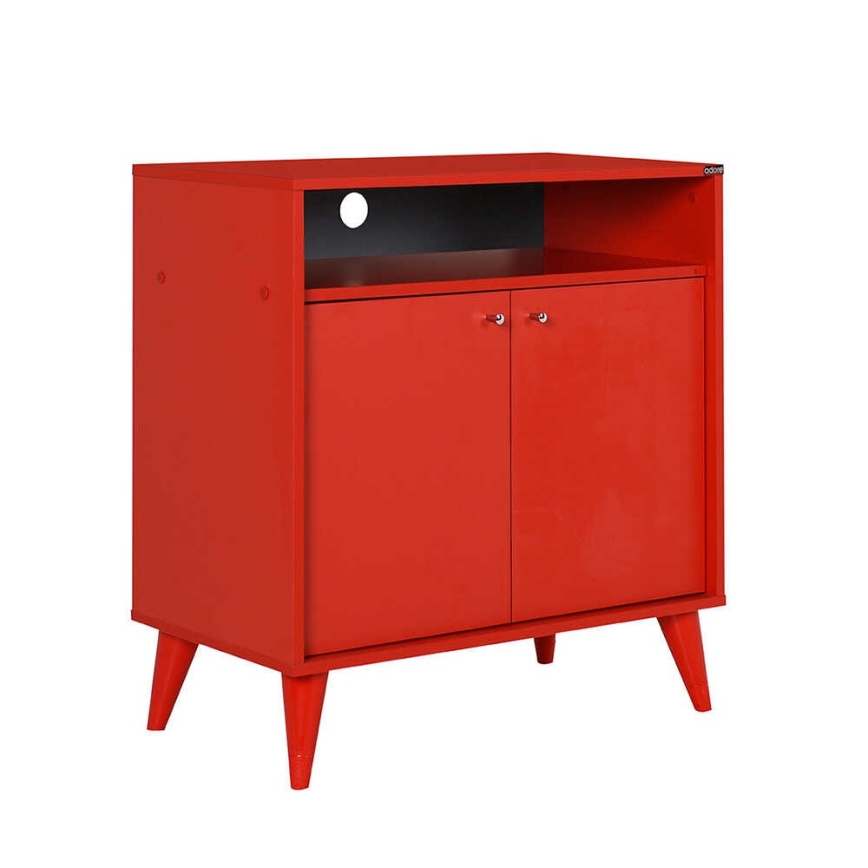 Armário 79x73 cm vermelho