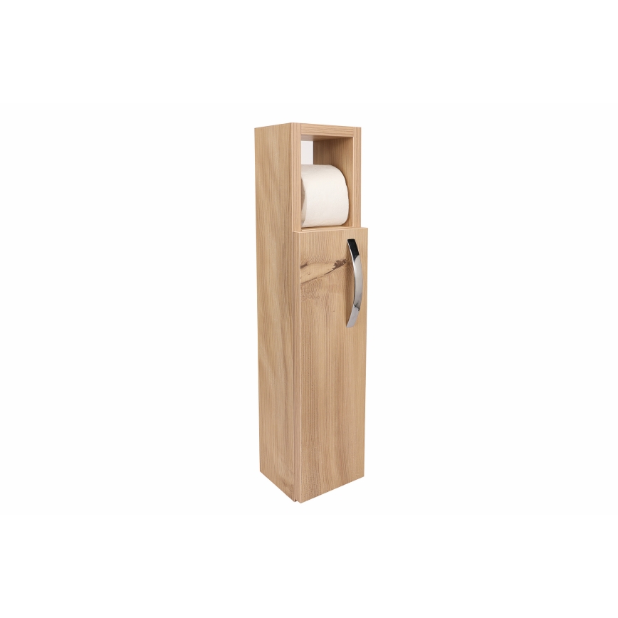 Armário com suporte para papel higiénico STAR 65x15 cm castanho