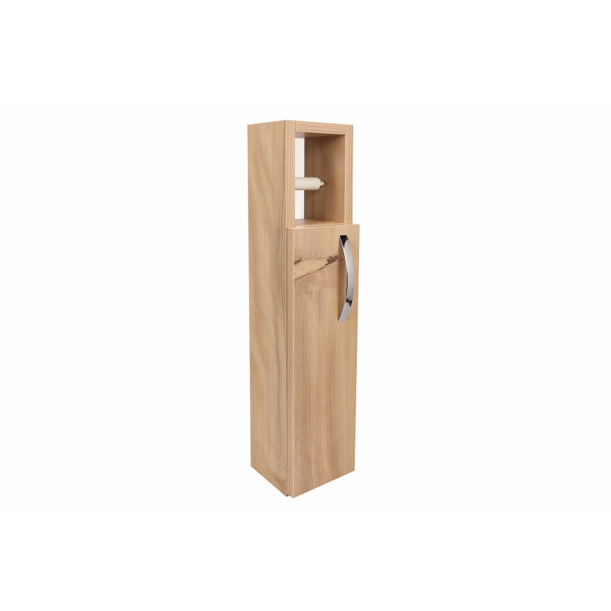 Armário com suporte para papel higiénico STAR 65x15 cm castanho