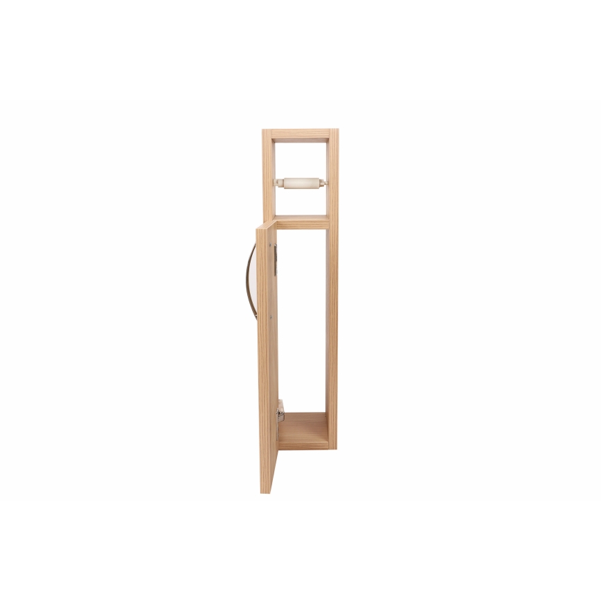 Armário com suporte para papel higiénico STAR 65x15 cm castanho