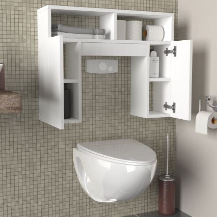 Armário de casa de banho GERONIMO 61x76 cm branco