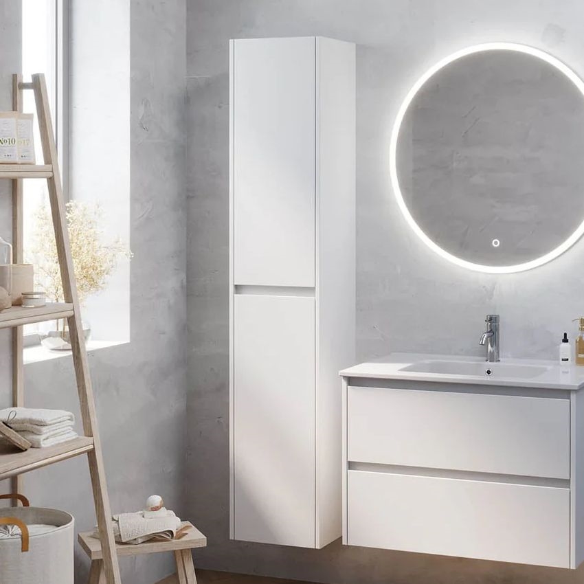 Armário de casa de banho LYKE 174 cm branco