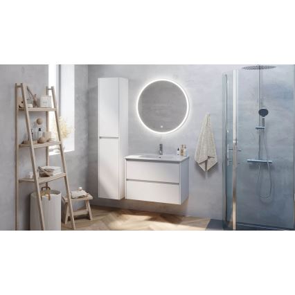 Armário de casa de banho LYKE 174 cm branco