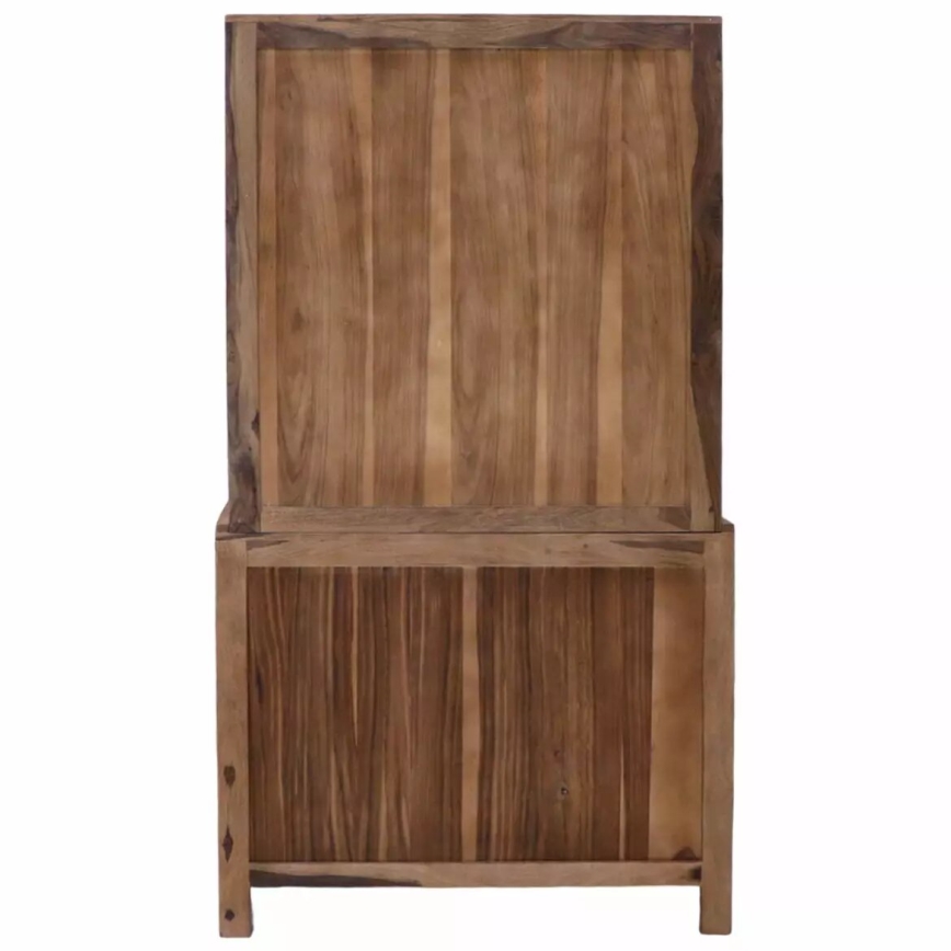Armário de exposição RAMI 180x100 cm madeira maciça/rosewood