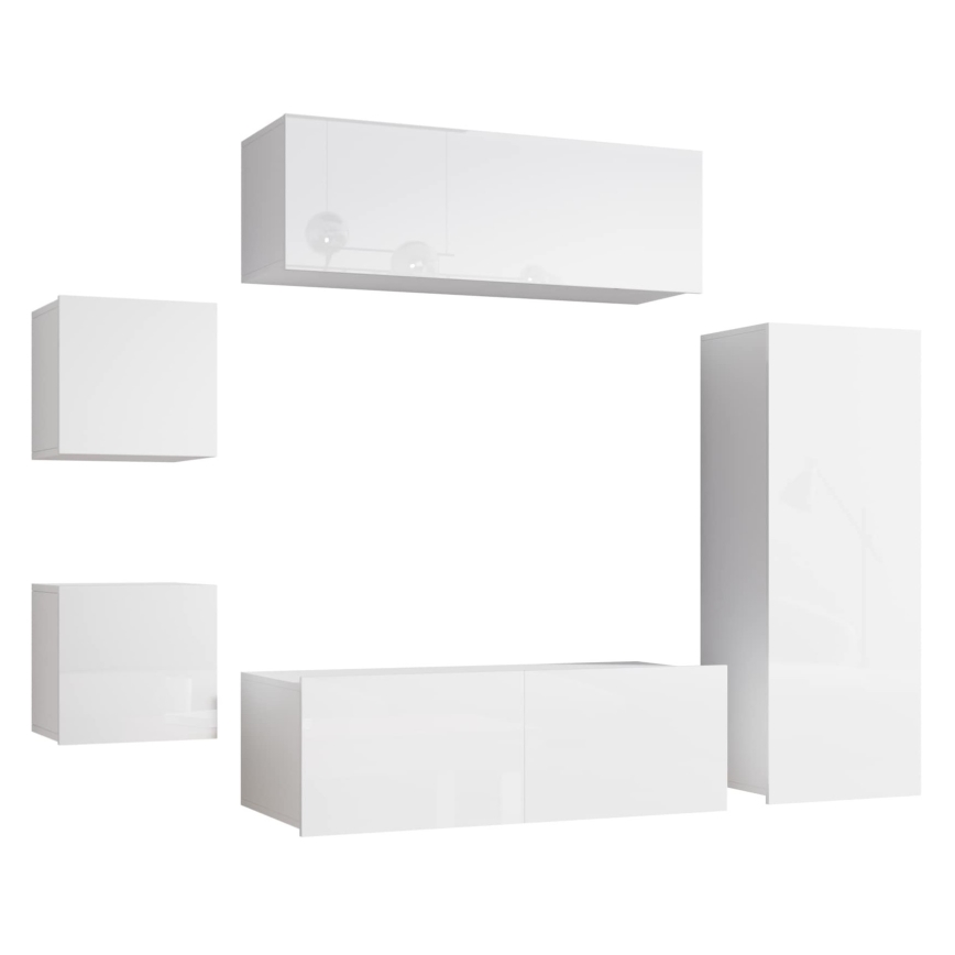 Armário de parede CALABRINI 34x105 cm branco