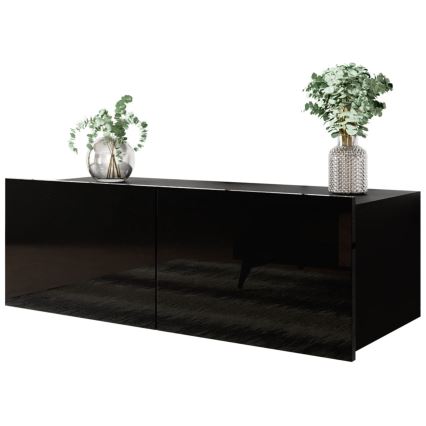Armário de parede CALABRINI 34x105 cm preto
