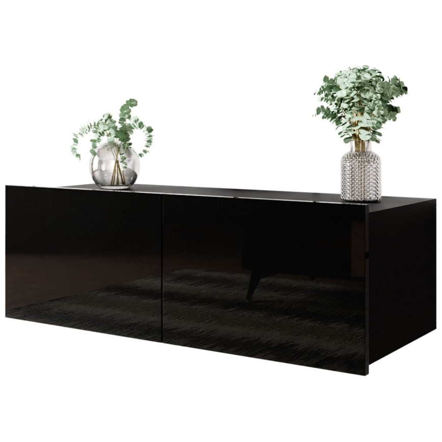 Armário de parede CALABRINI 34x105 cm preto